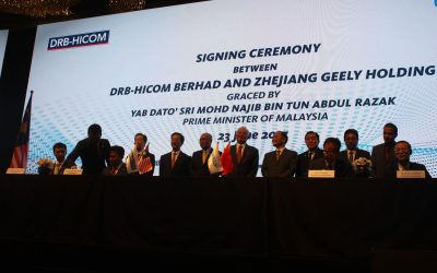 SIGNING CEREMONY BETWEEN  DRB-HICOM & GEELY