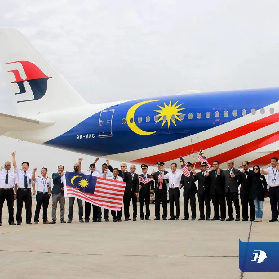 OFFICIATION OF THE FIRST DELIVERY OF MALAYSIA AIRLINES BERHAD (MAB) AIRBUS 350-900